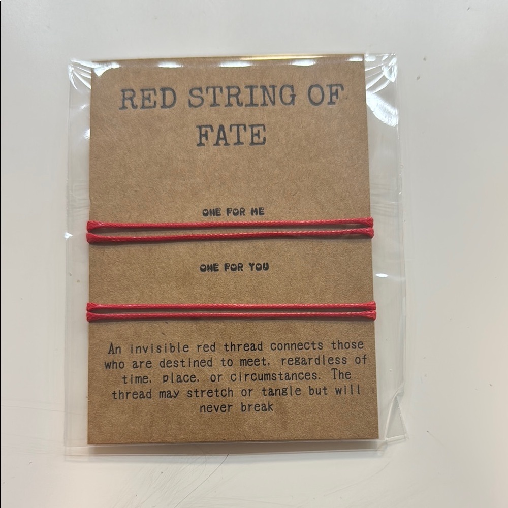 Red String of Fate Bracelet Set